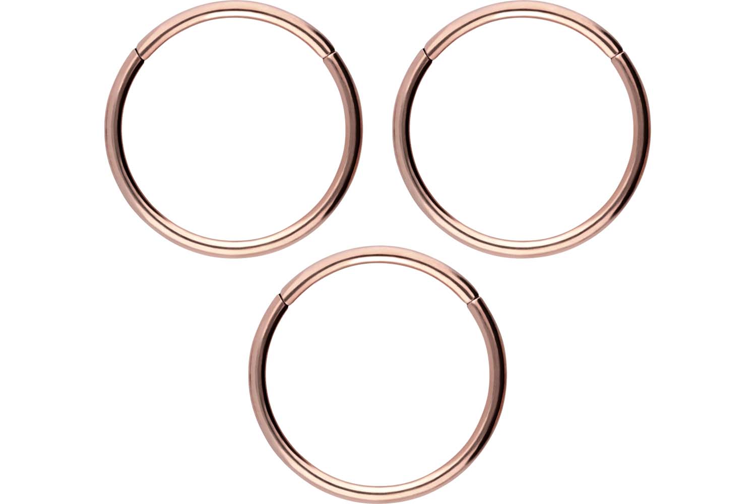 SET Chirurgenstahl Segmentring Clicker Piercing